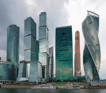 Skyline of Moscow City