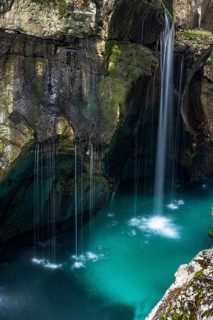 River course in Soca Canyon