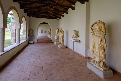 Sculptures from Apollonia in Monastery of Shen Merise