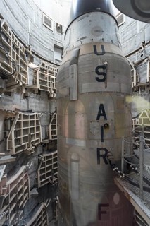 Intercontinental missile at the Titan Missile Museum