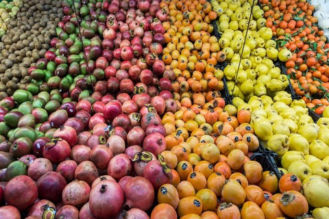Fruits in a supermarket
