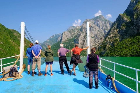 Ferry to Koman Reservoir