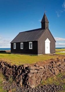 Black Wooden Church