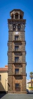 Bell tower of the church Iglesia de Nuestra Senora de la Concepcion