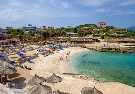 Beach in Ksamil