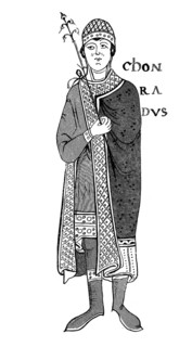 Illustration of the young Konrad