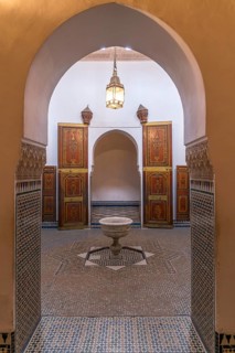 Interior in the palace of Bahia