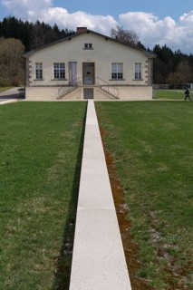 Marked foundation of the former prisoner barrack
