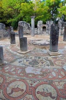 Baptistery with mosaics