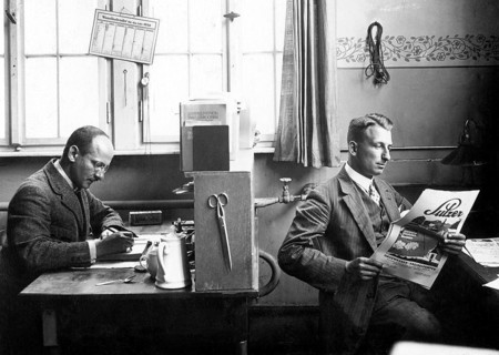 Two men in the office