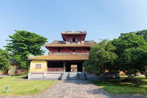 Hien Lam pavilion at the imperial citadel of Hue