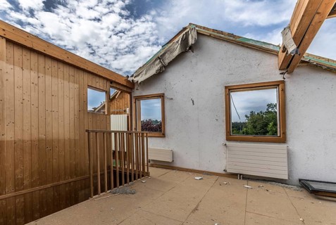 Penthouse of a house that will be demolished
