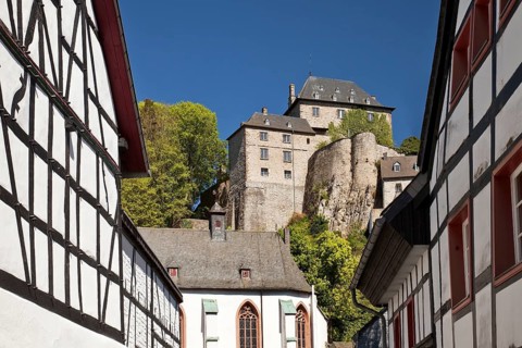 Castle in the old town of Blankenheim
