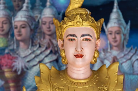 Nat spirit statue at Shwedagon Pagoda