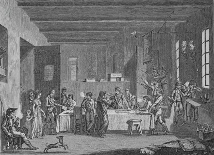 Meeting of a Revolutionary Committee under the Terror Government in Paris