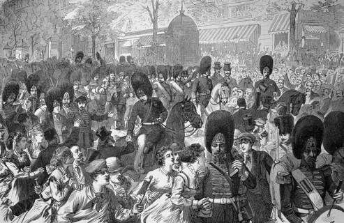 Departure of the Guard Grenadiers from Paris
