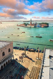 St Mark's Square and the Doges with the island of San Giorgio Maggiore