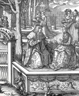 Maximilian I and his young wife Mary of Burgundy