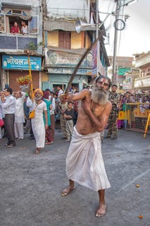 Sadhus during Hindu festival Kumbh Mela