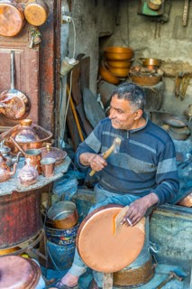 Coppersmith at work