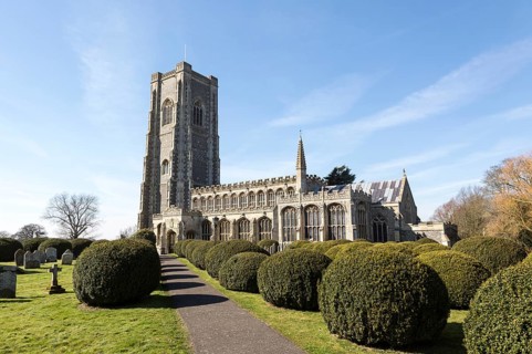 Historic village parish church of Saint Peter and Saint Paul