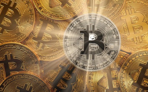 Symbol image turbulence stock market crash digital currency