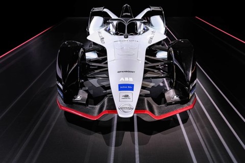 Nissan Formula E electric racing car