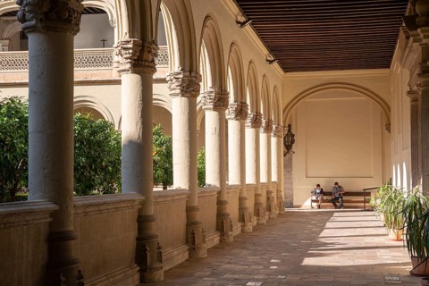Arcades in the courtyard of the monastery