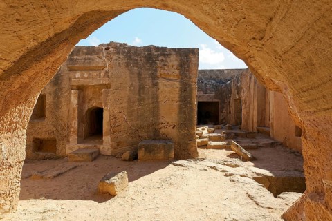 Archaeological excavation site