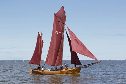 Zeesboot on Saaler Bodden