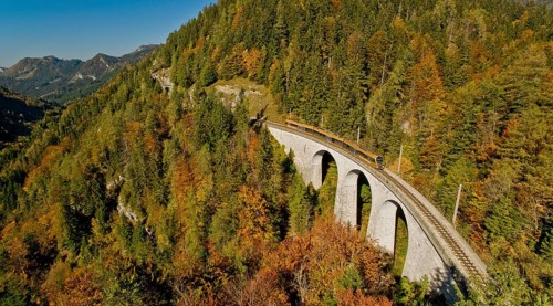 Mariazell Railway with the Himmelstreppe