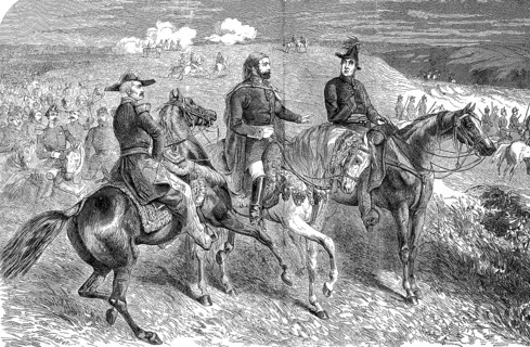 The generals Aimable-Jean-Jacques Pelissier
