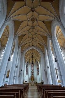 Late Gothic interior of the 15th century