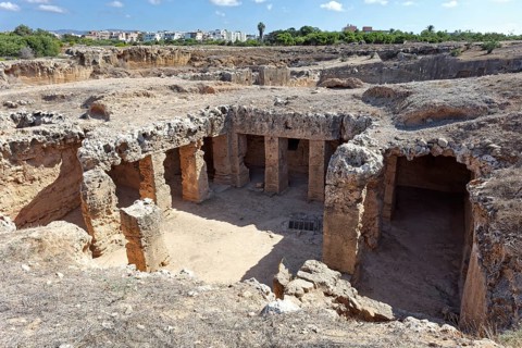Archaeological excavation site