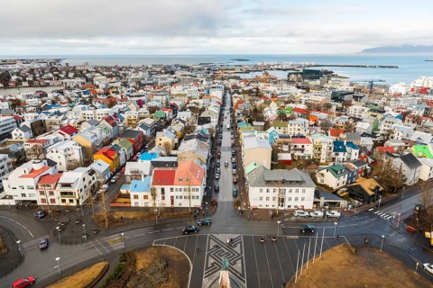 Streets and houses