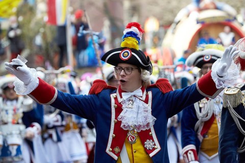 Guards on the Carnival Monday procession