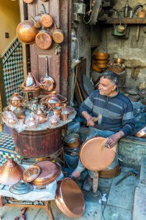 Coppersmith at work