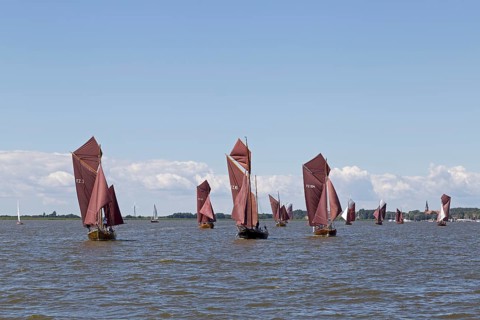 Zeesboots on Saaler Bodden