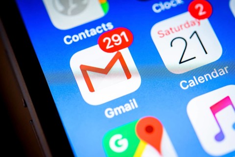 Google Gmail app icon on iPhone