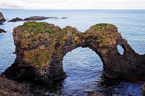 Rocky arch Gatklettur