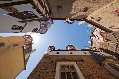 Courtyard of Eltz Castle