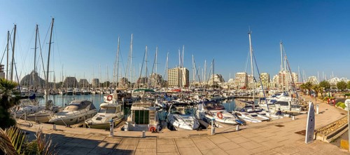 Marina of the seaside resort of La Grande Motte
