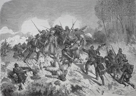 Capture of Turcos by North German riflemen