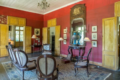 Interior of the historical colonial villa Eureka House