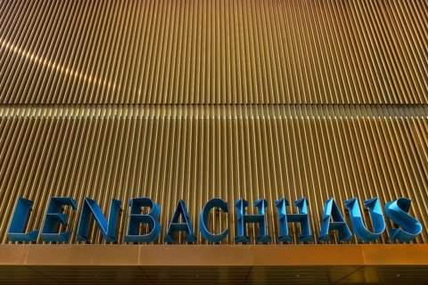 Gold-coloured facade