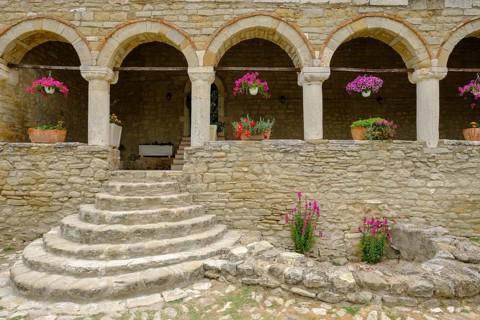 Portico in front of St. Mary's Church