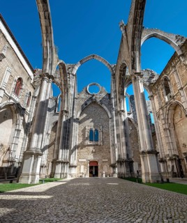 Destroyed church