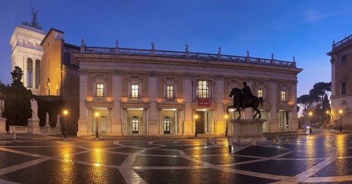 Capitol Square with equestrian statue