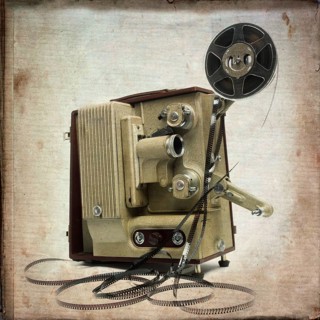 Old movie projector