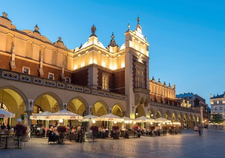 Cloth Hall during blue hour